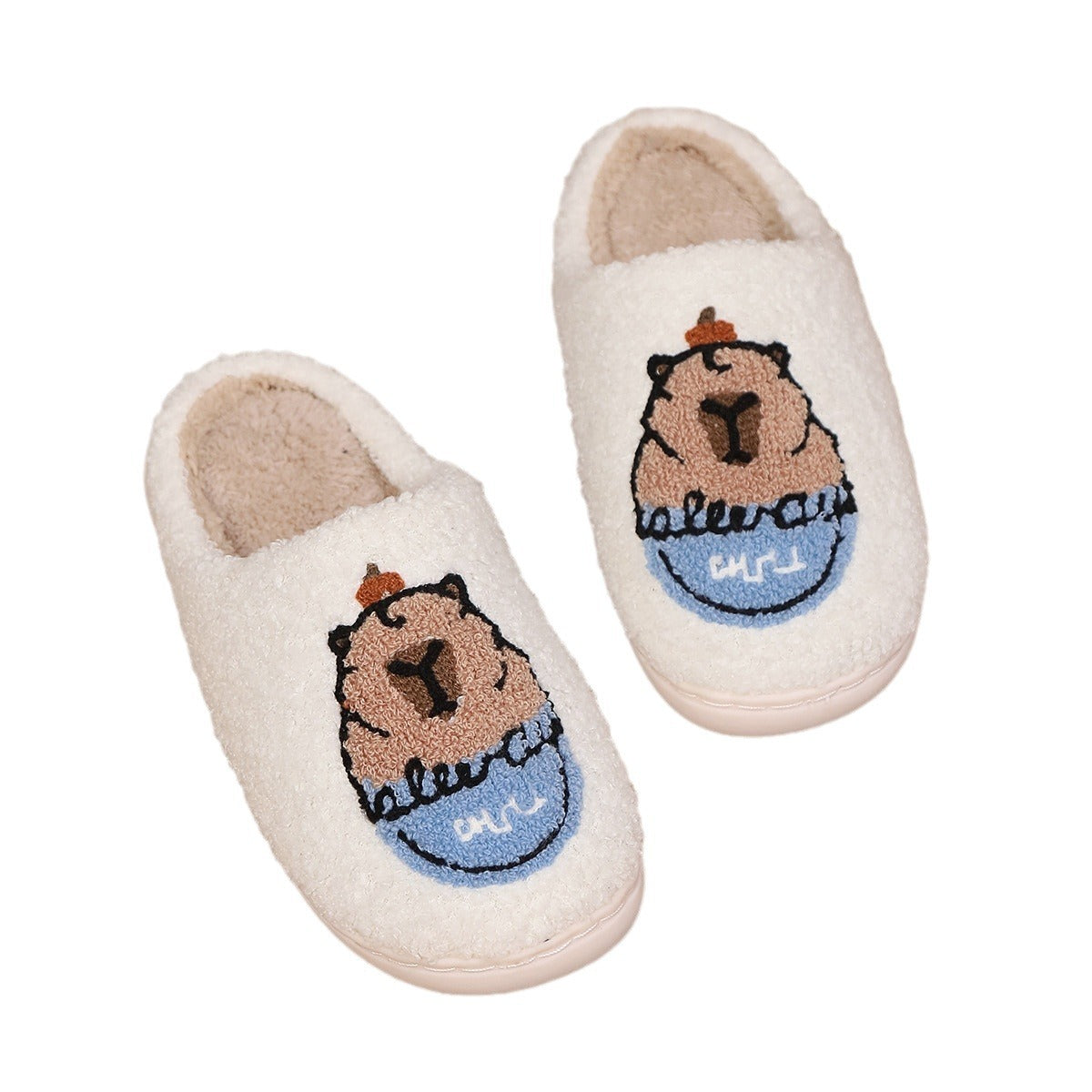 Cute Capybara Cartoon Slippers