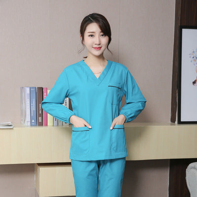 Doctor Nurse Overalls Long Sleeve Gown